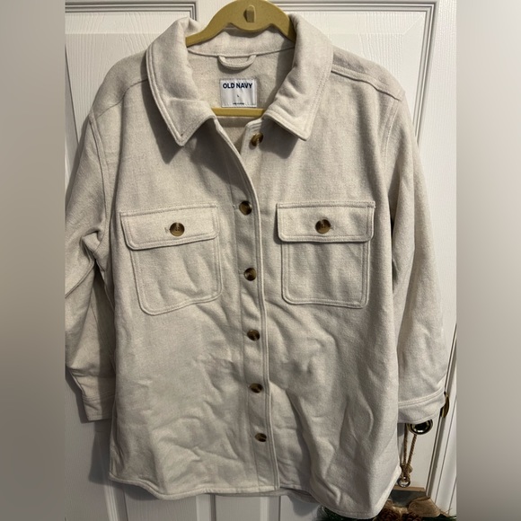 Old Navy Jackets & Blazers - Old Navy large jacket nwt cream color